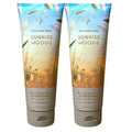 Bath and Body Works Gift Set of of 2 - 8 oz Body Cream - (Sunrise Woods)