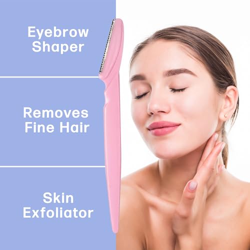 Diamond Cosmetics Eyebrow Razor & Dermaplaning Tool - 12 Pack