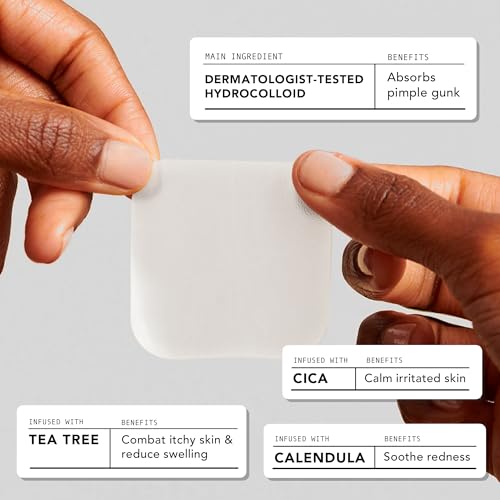 AVARELLE Pimple Patches Hydrocolloid Acne Patches, Acne Spot Treatment for Blemishes and Zit with Tea Tree Oil, Calendula Oil and Cica Oil for Face, Vegan, Cruelty F(8 XL + Variety + 80 CT)