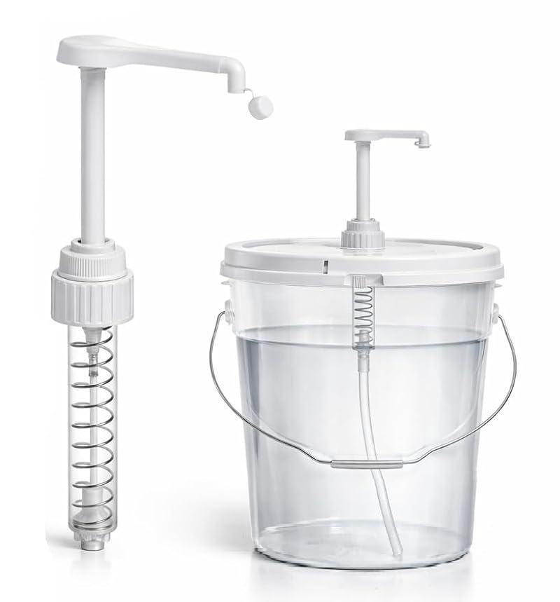 5-Gallon Bucket Pump Dispenser with Leak-Proof Cap