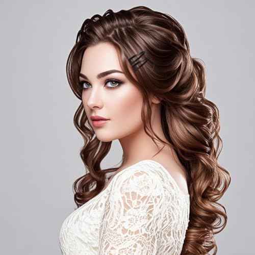 20 Pcs Double Grip Metal Snap Hair Clips for Women/Girls,Small Barrettes for Thin/Fine/Short Hair,Strong Hold Hair Accessories, (Black)