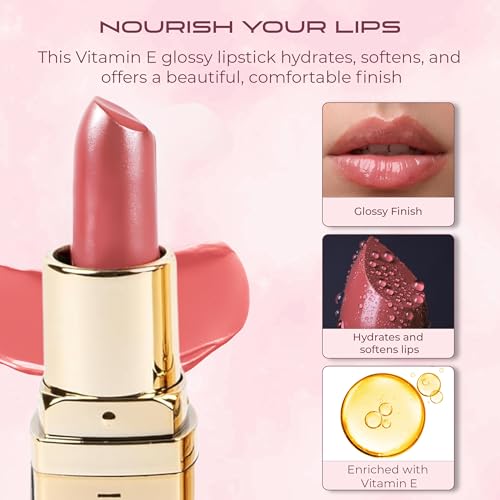 VOTUM Tahari 5-Piece Lipstick Set with Matte, Cream & Pearl