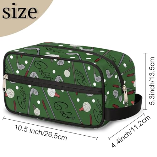 Golf Ball Travel Toiletry Bag for Boys Men - Hanging Wash Bag for Kids - Waterproof Shaving Bag Bathroom Bags for Toiletries Accessories