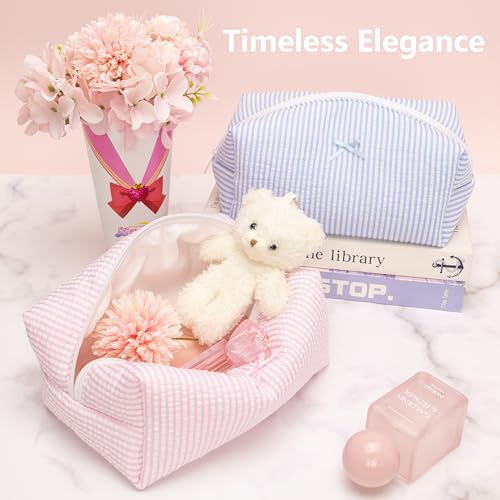 PAZIMIIK Soft Cosmetic Pouch - Makeup Bag for Women