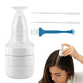 Minoxidil Applicator with 6-Prong Comb Bundle, Mess-Free Scalp Spa Kit (5ml Bottle, Droppers & Cleaning Brush)