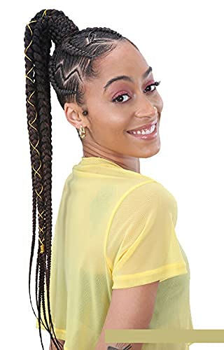 Shake-N-Go Synthetic Pre-Stretch Jumbo Braiding (240g) - 3X BRAID 301 28" (PURPLE)