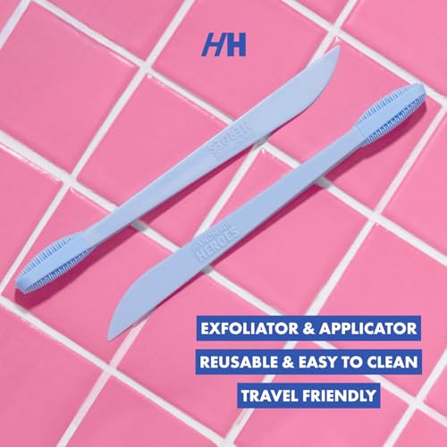 Handmade Heroes Silicone Lip Scrubber Brush (2-Pack) - Reusable Lip Exfoliator
