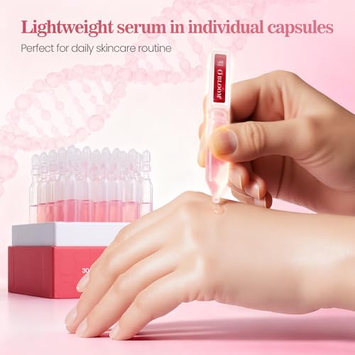 Salmon DNA Rejuvenating Serum ? 5000ppm PDRN + 2000ppm Marine Collagen, Glutathione, Niacinamide & 6x Hyaluronic Complex ? Korean Anti-Aging Ampoule for Radiance & Fine Lines ? 30 x 0.04 fl.oz