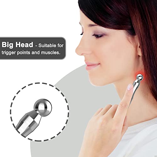 Melonsun Stainless Steel TMJ Massager Pen for Jaw Clenching Relief
