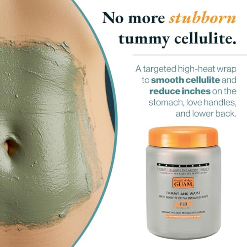 Guam Anti-Cellulite Stomach Wrap – FIR Tummy Treatment 2.2 lb