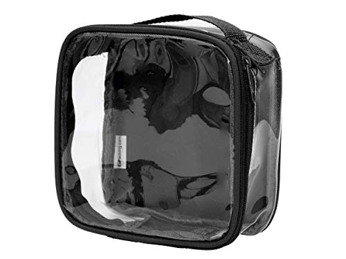 EzPacking Black TSA Approved 3-1-1 Travel Toiletry Bag for Carry-On & Liquids