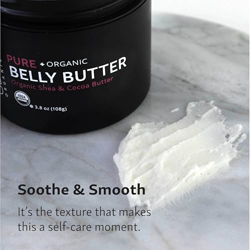 Glow Organics Belly Butter for Pregnancy – Stretch Mark Cream