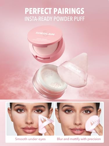 SHEGLAM Insta-Ready Face Powder Loose Setting Powder Bubblegum