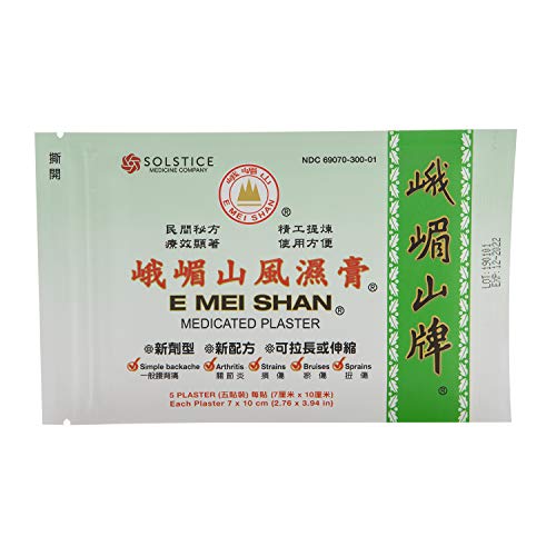 E Mei Shan Medicated Plaster - 3.8 in x 2.75 in