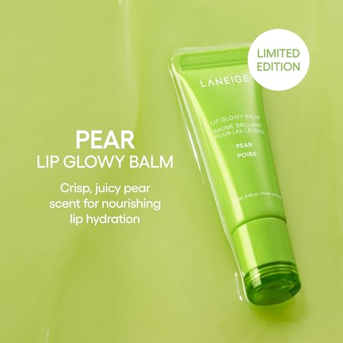 LANEIGE Lip Glowy Balm Pear Tinted Lip Treatment with Shea & Murumuru Butters