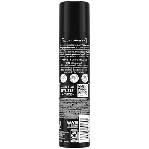 TRESemm? Light Brown Root Touch Up Spray - Temporary Hair Color for Travel, For Women and Men, 2.5 Oz (Pack of 6)