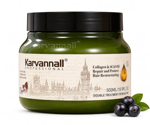 Collagen & Acai Oil Hair Treatment Mask - 16.9 fl oz Repair Cream