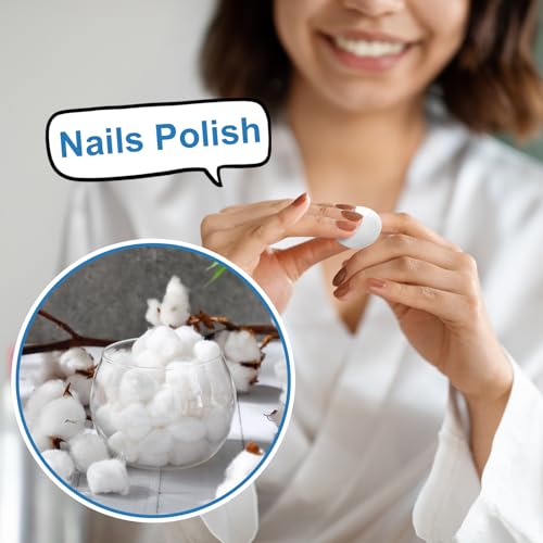 Soft Pure Cotton Balls Bulk (2000 Count) - Skincare & First Aid