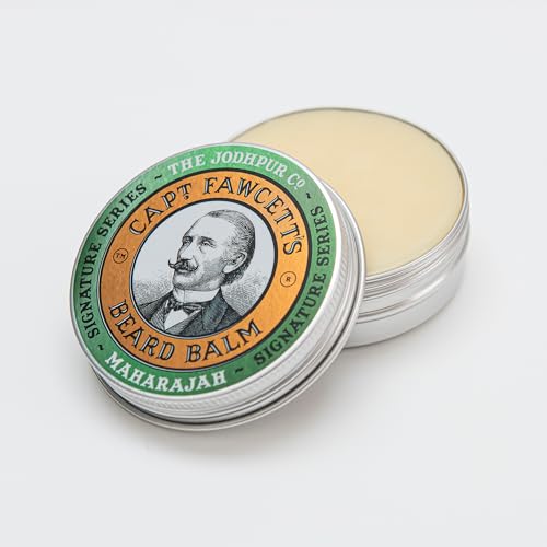 CAPTAIN FAWCETT Maharajah Beard Balm | Moisturizes and Conditions Beard | Almond Oil, Shea Butter | 2oz