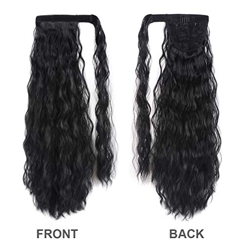 22 Inch Corn Wave Ponytail Extension Clip-In Hair