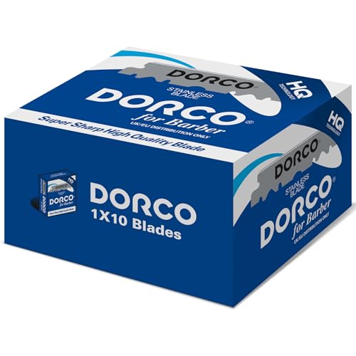 Dorco Single Edge Razor Blades 1000 ct (10 boxes of 100 blades)