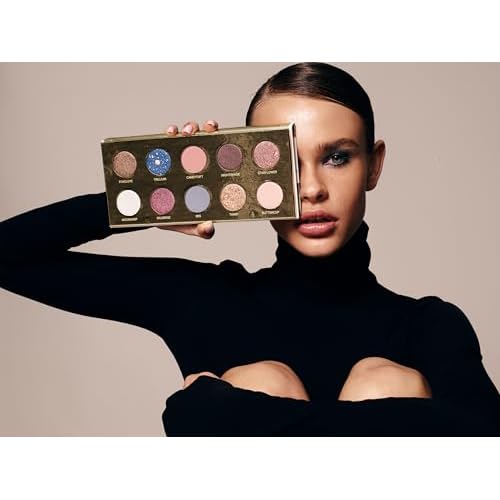 True + Luscious Flora Furiosa Eyeshadow Palette | 10 Richly Pigmented Floral-Inspired Shades | Matte Shimmer Satin Finishes | Talc-Free Vegan Cruelty-Free Clean Beauty | Universal Flattering Colors