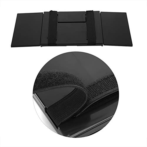 Car Sun Visor Makeup Mirror - Foldable 3-Way Design