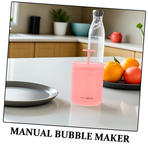 3-Piece Manual Face Wash Foamer Bottle – Pink Foam Dispenser
