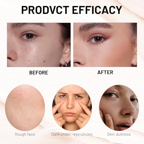 2-in-1 Anti-Wrinkle Foundation Stick with Brush