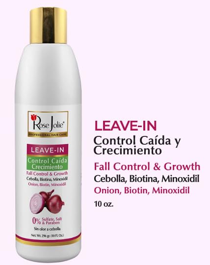 Rose Jolie Onion Leave-In Conditioner for Hair Growth & Strength - 10 oz