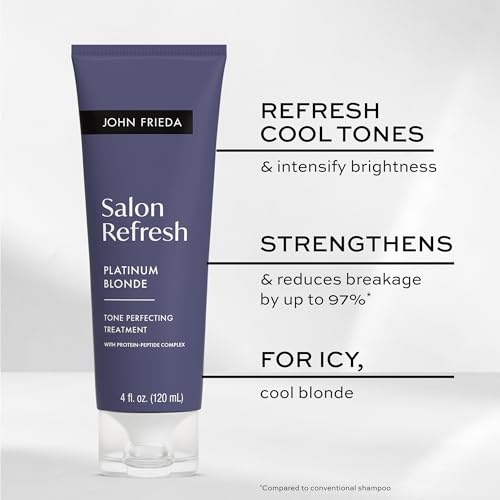 John Frieda Platinum Blonde Toner Treatment, 4 fl oz
