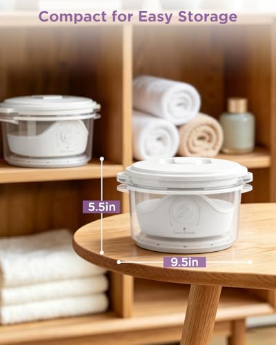 Hot Towel Warmer 2.6L - Spa Facial Steamer with Auto-Off