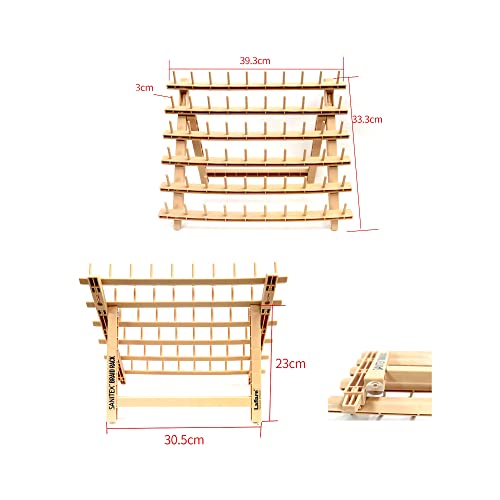 Laflare Braid Rack 60 Spools - Hair Threading Organizer