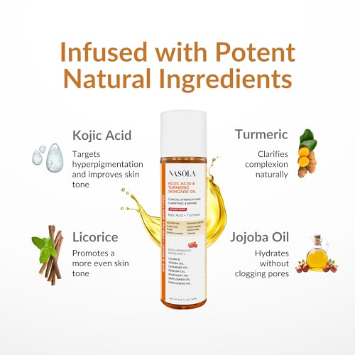 Nasola Kojic Acid Turmeric Skincare Bio Pure Oil