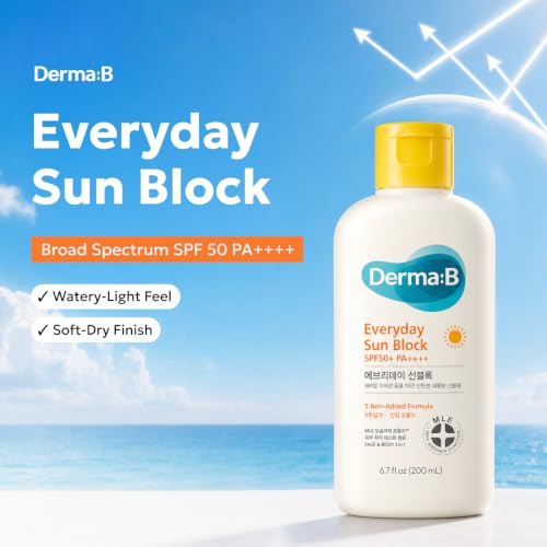 Derma B SPF50+ PA++++ Sunscreen Lotion 200ml | Fast-Absorbing