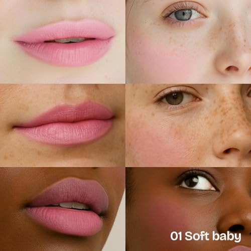 MILKTOUCH Cream Blush & Lip Tint - Soft Blur Mousse, 0.16 oz