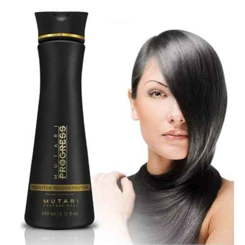 MUTARI Brazilian Keratin Treatment PROGRESS | Smoothing System | All Hair types | Hair Straightener with Bamboo Extract, Hyaluronic Acid, Shea Butter, Hydrolyzed Keratin | Alisado Brasile?o sin Formol