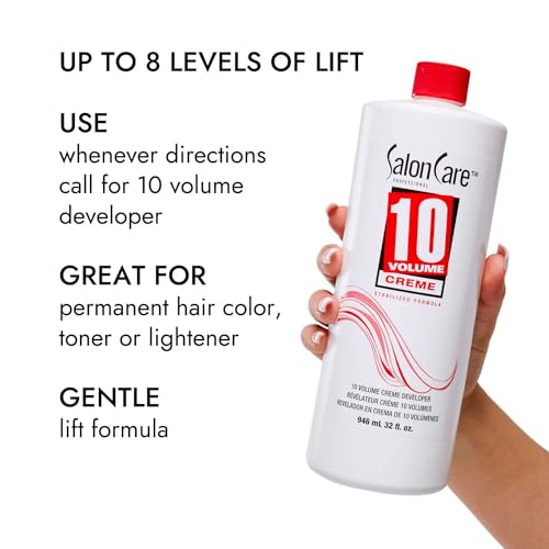 Salon Care 10 Volume Creme Developer 32oz