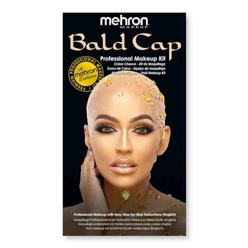 Mehron Makeup Premium Character Kits| Makeup Kits for Halloween & Cosplay| Made in the USA | Complete Kit | Includes Tools & Instructions on How to Create the Look | (Bald Cap)