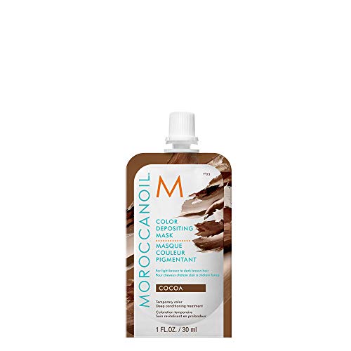 Moroccanoil Color Depositing Hair Mask Cocoa 1 Fl Oz - Brunette Tone Enhancer