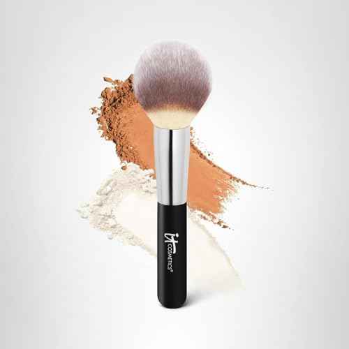 IT Cosmetics Heavenly Luxe Wand Ball Powder Brush #8 - For Face Powder Foundation - Poreless, Flawless Application - Soft Bristles