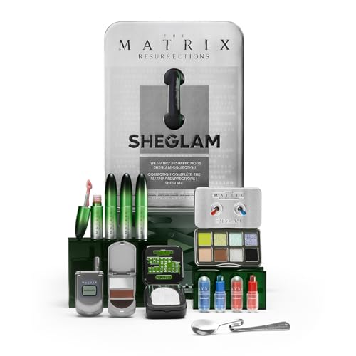 SHEGLAM The Matrix Collection Set All in One Makeup Kit Includes PaletteLip Balm Highlighter Lip Gloss Blush Make Up Gift Set for Women