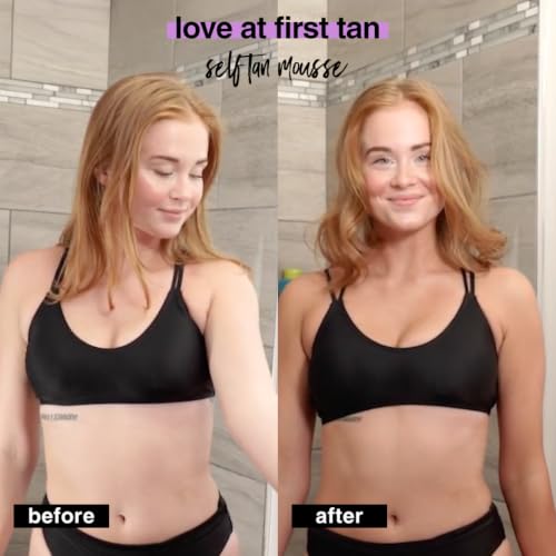 B.TAN Violet Self Tanner Kit - Dark Mousse with Mitt