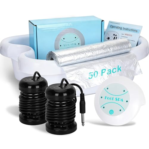 Ionic Foot Detox Machine with 50 Liners for Home Spa Relaxation