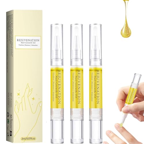 Nail Growth Oil Pen - Cuticle Moisturizer & Strengthener (3 Pack)