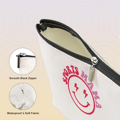 Funny Mama Gifts Mama to Be Gifts Mom Gifts from Daughter Makeup Bag Inspirational Mothers Day Anniversary Birthday Gifts for Mom Cosmetic Bag for Women New Mom Sport Mama Mommy Friends Christmas