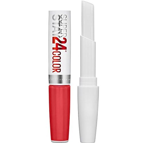 Maybelline New York SuperStay 24 2-Step Liquid Lipstick Makeup, Steady Red-Y, 1 kit