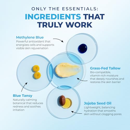 Tallow Moisturizer with Blue Tansy, Manuka Honey, Candelilla, Jojoba, and Cocoa Seed Butter