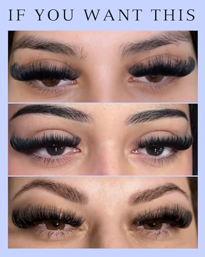 Fluff Lash Clusters 60D+80D Wispy Eyelash Extensions 10-18mm