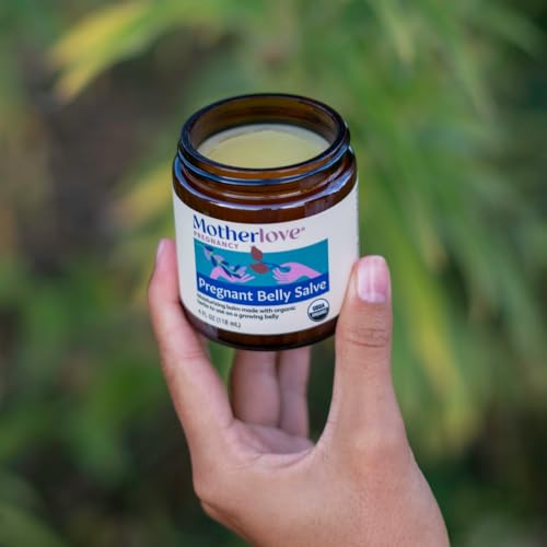 Motherlove Pregnant Belly Salve 4oz | Organic Stretch Mark Cream